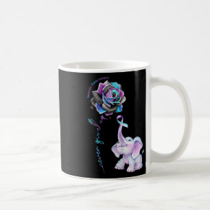 Suizidprävention Blume Elephant Ribbo Kaffeetasse