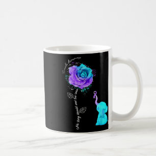 Suizidprävention Blume Elephant Ribbo Kaffeetasse