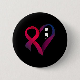 Suizidprävention Herz Semicolon Psychische Gesundh Button