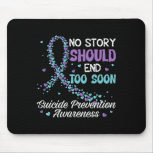 Suizidprävention Keine Story sollte Aquamarin ende Mousepad