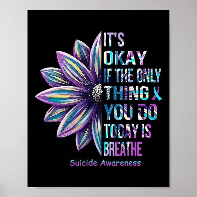 Suizidprävention Monat Familienunterstützung Poster (Vorne)