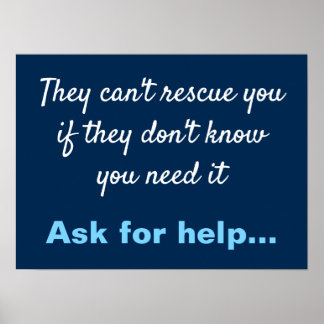 Suizidprävention Poster