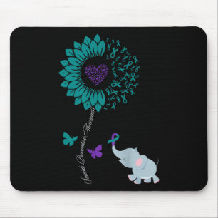 Suizidprävention Psychische Gesundheit Sonnenblume Mousepad