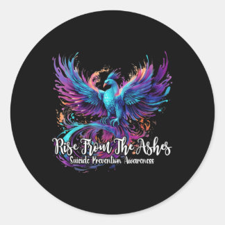 Suizidprävention Sensibilisierung für Pcute s Nied Runder Aufkleber