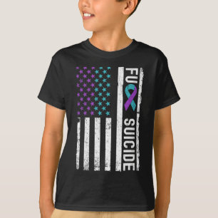 Suizidprävention Woche Sensibilisierungsmonat Amer T-Shirt