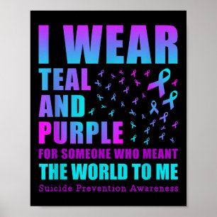 Suizidpräventionsbewusstsein poster