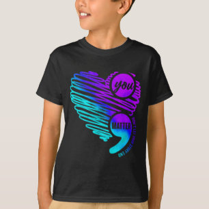 Suizidpräventionsbewusstseinswoche Du Semikolon Er T-Shirt