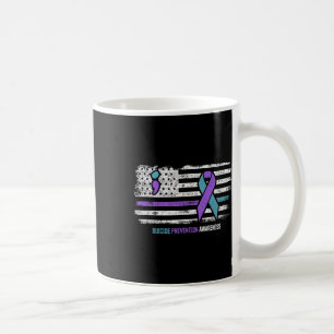 Suizidverhütung Amerikanische Flagge Selbstmordbew Kaffeetasse