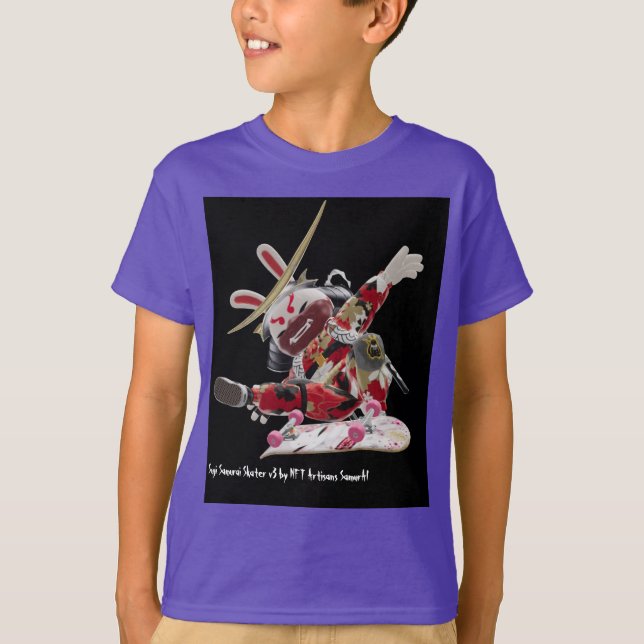 Suji Samurai Skater v3 Tri-Blend-Shirt T-Shirt (Vorderseite)