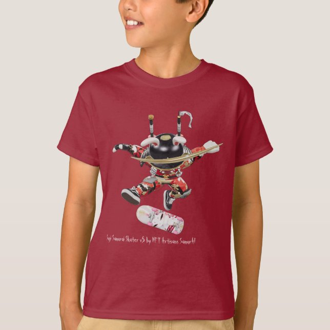 Suji Samurai Skater v5 T - Shirt (Vorderseite)