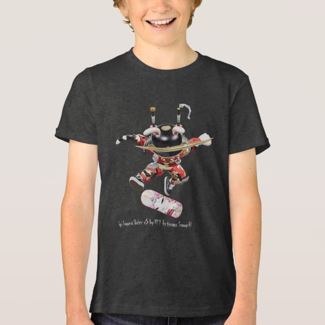 Suji Samurai Skater v5 T - Shirt (Vorderseite)