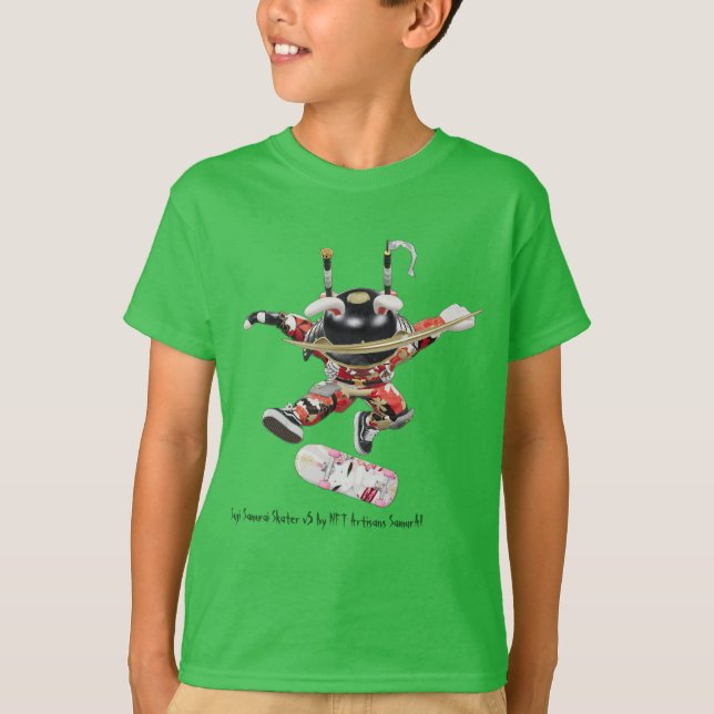 Suji Samurai Skater v5 T - Shirt (Vorderseite)