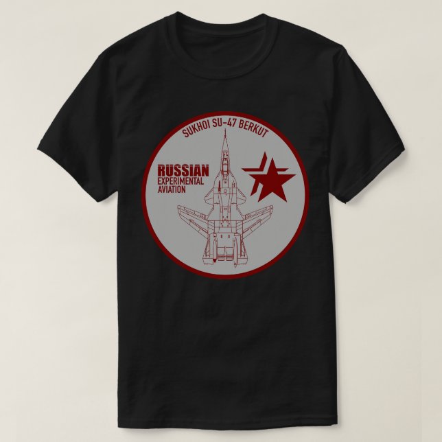 Sukhoi Su47 Berkut 6 T-Shirt (Design vorne)