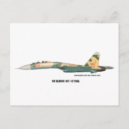 Sukhoi SU-27SK Flanker Postkarte