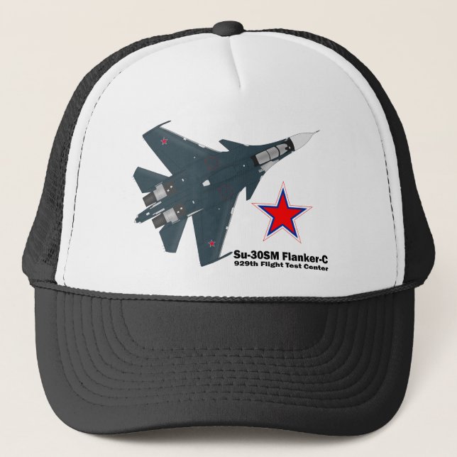 Sukhoi Su-30SM Flanker-C VKS Truckerkappe (Vorderseite)
