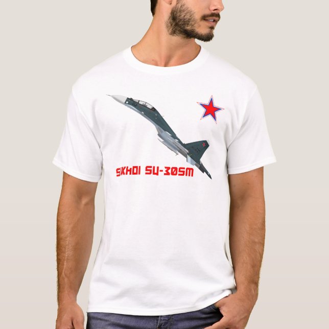 Sukhoi Su-30SM VKS T-Shirt (Vorderseite)