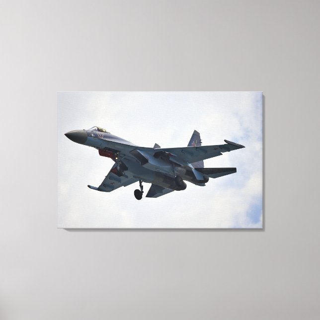 Sukhoi Su-35S Leinwanddruck (Vorderseite)