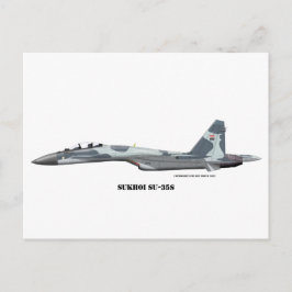 Sukhoi SU-35S Postkarte