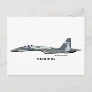Sukhoi SU-35S Postkarte