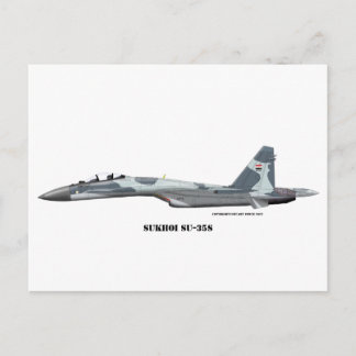 Sukhoi SU-35S Postkarte