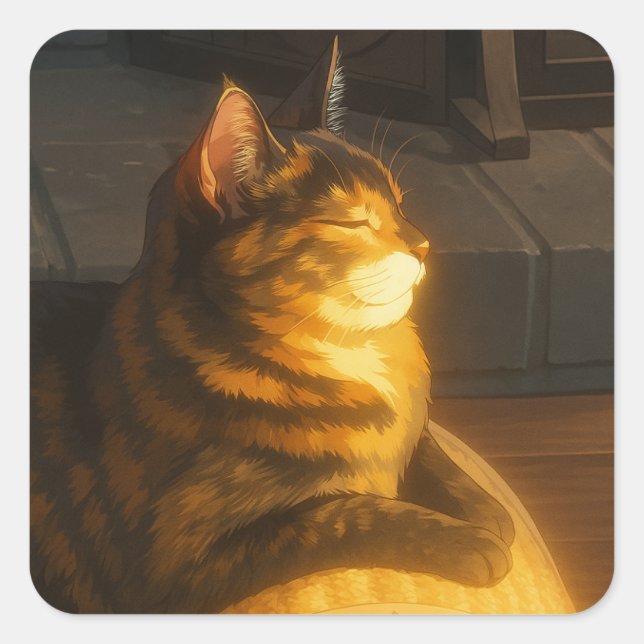 Suki Charges Zoomie Batteries Quadratischer Aufkleber (Vorderseite)