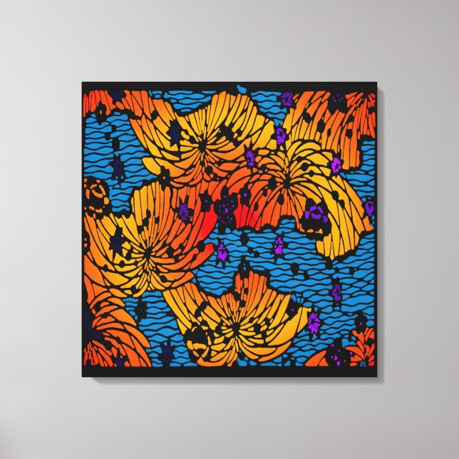 Sukis Wassergarten 4 Leinwanddruck (Vorderseite)