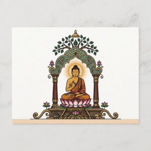 Sukiti Buddha: Heilige Dhamma-Postkarte Postkarte