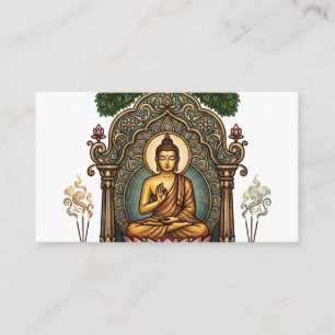 Sukiti Dhamma Visitenkarte: Meditative Buddha-Kuns Visitenkarte