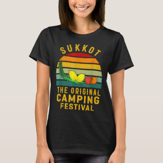 Sukkot Das Camping Festival Sukkah Lulav T-Shirt