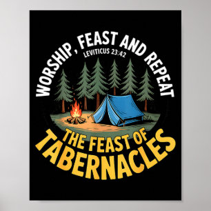 Sukkot _ Hebräische israelitische Feiertage _ Fest Poster