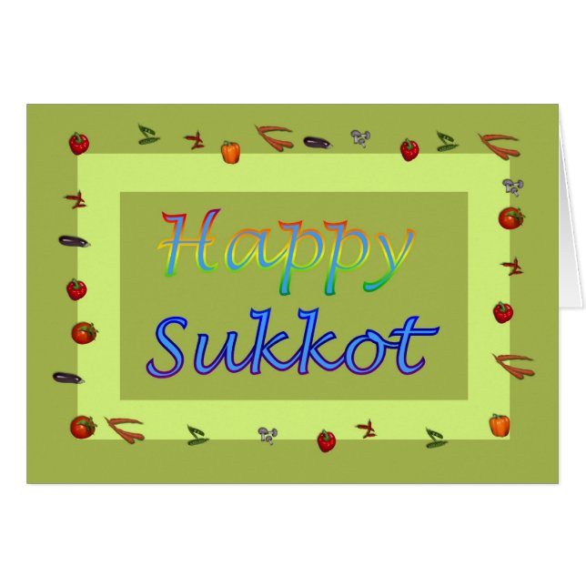 Sukkot jüdisches Fest des Tabernacles-Festes der (Vorderseite (Horizontal))
