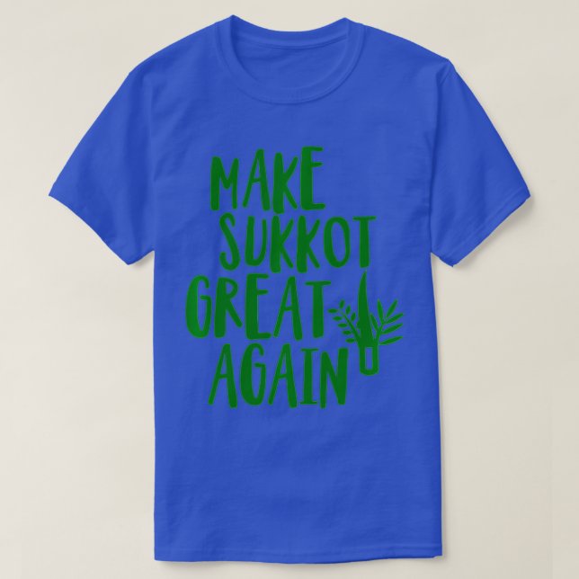 Sukkot wieder groß machen Juden Sukkah Harvest Lul T-Shirt (Design vorne)