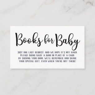 Sukkuläre Bücher für Babyverpackungskarte Begleitkarte
