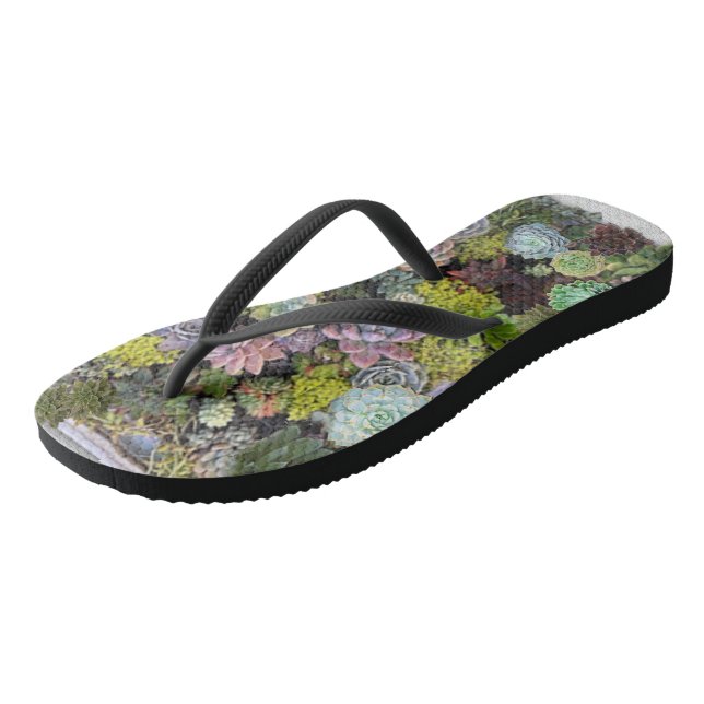 Sukkuläre Gärten Flip Flops (Schrägansicht)