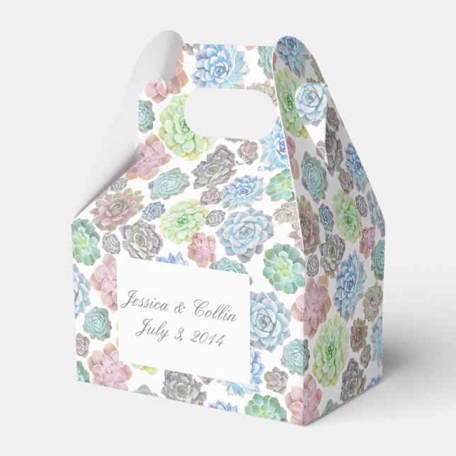 Sukkuläre Günstige Box Geschenkschachtel (Vorderseite)