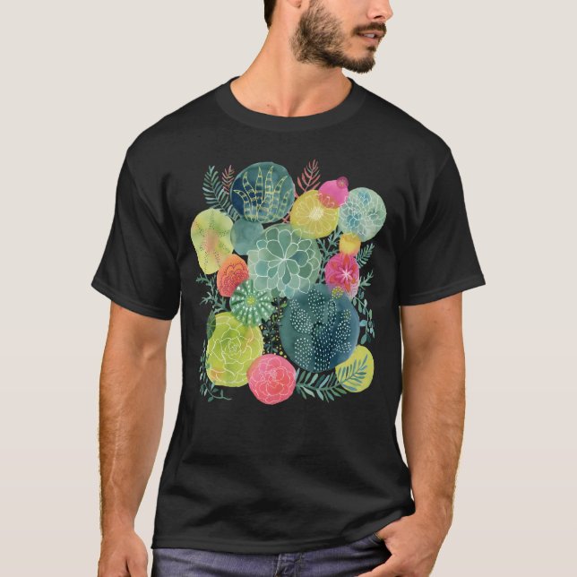 Sukkuläre Kreise T-Shirt (Vorderseite)