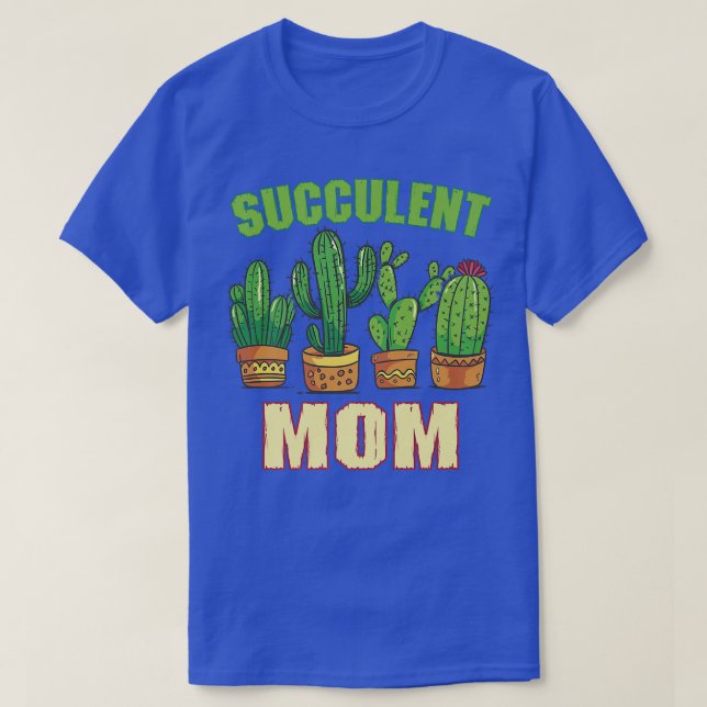 Sukkuläre Mama Gartenarbeit Blume Bauer Pflanze Ga T-Shirt (Design vorne)