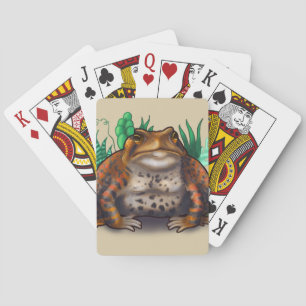 Sukkuläre Toad Spielkarten