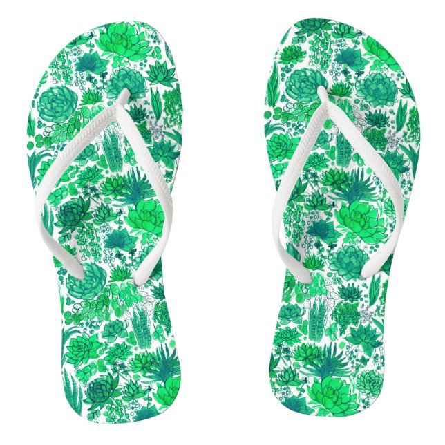 Sukkulärer Garten Flip Flops (Fußbett)