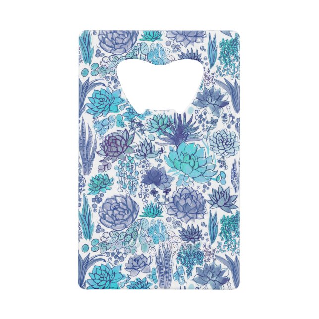 Sukkulärer Garten Geldbeutel Flaschenöffner (Vorderseite)