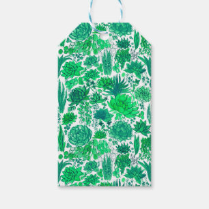 Sukkulärer Garten Geschenkanhänger