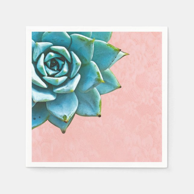 Sukkuläres Aquarellpinsel Serviette (Vorderseite)