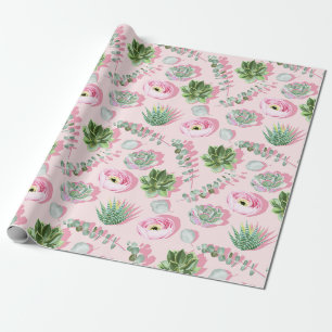 Sukkuläres Karopapier Geschenkpapier