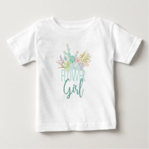 Sukkulente Bouquet   Blütenmäulenoberseite Baby T-shirt