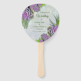 Sukkulente Bouquets für eine Gartenhochzeit Fächer