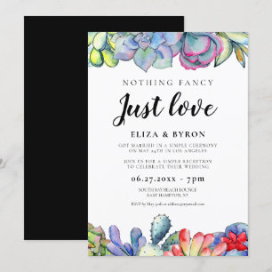 Sukkulente Kakteen glücklich immer nach dem Party Einladung