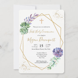 Sukkulente Lila Kommune Einladung