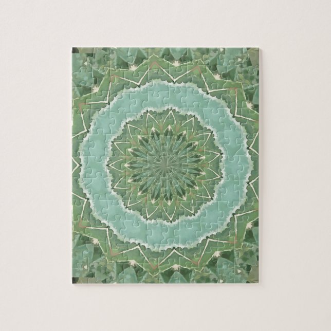 Sukkulente Mandala Puzzle (Vertikal)
