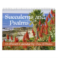 Sukkulente und Psalmen 12-monatiger Kalender