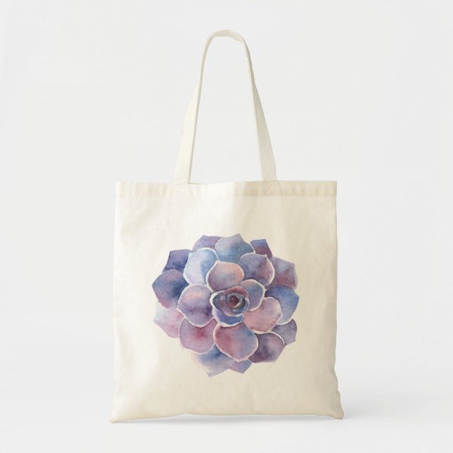 Sukkulente Wüste Rose Tote Tasche (Vorne)